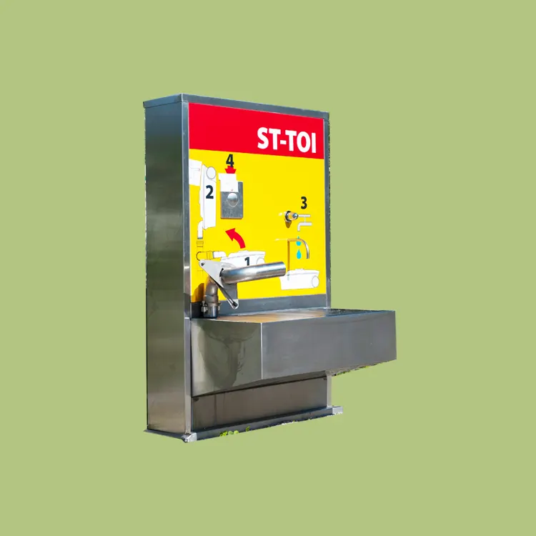 ST-TOI® unsere Entsorgungs-Station Verwendung