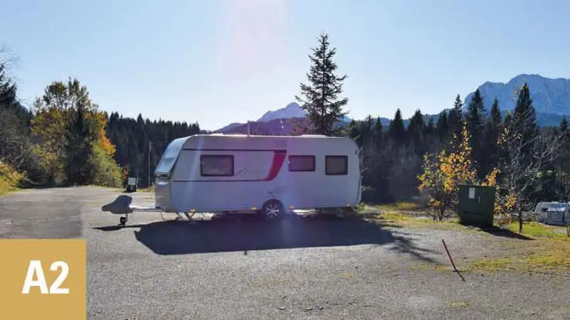 Alpen-Caravanpark-Tennsee Platzkategorie Bereich-A2