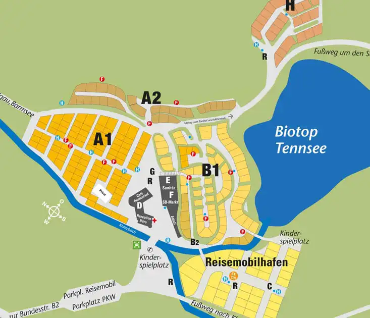 Campigplatz Platzplan