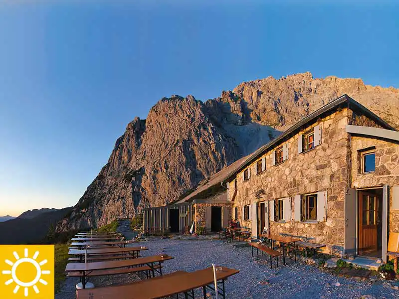 Ansicht Dammkarhütte 1650 m