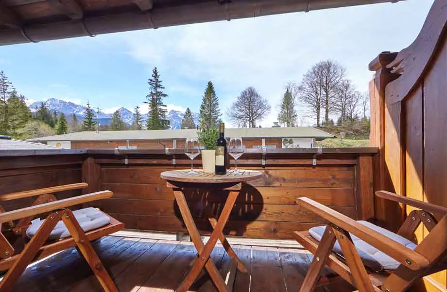 Balkon Ferienappartments Camping-Tennsee