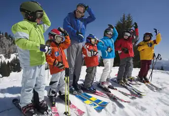 Sckikurs mit Kindenr