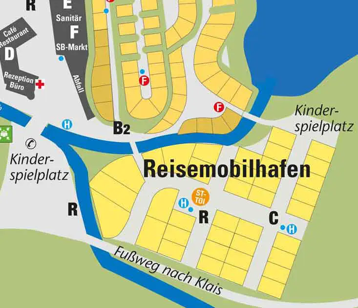 Platzübersicht Wohnmobilstellplatz