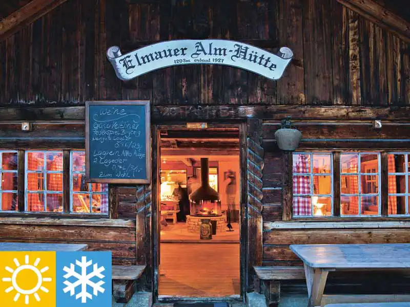 Ansicht Elmauer Alm 1203 m